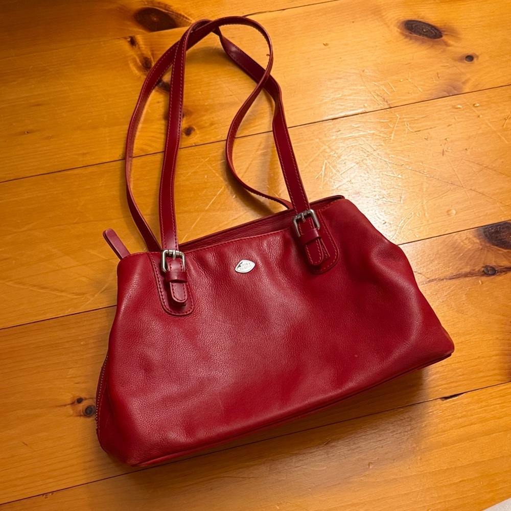 Red Leather Purse